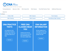 Tablet Screenshot of cnafreetraining.com